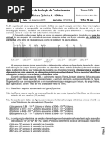 Ficha Química 10 Ano