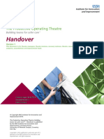 Handover: The Productive Operating Theatre