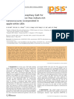 Stress Relaxed Nanoepitaxy Gan For Growth of Phosphor-Free Indium-Rich Nanostructures Incorporated in Apple-White Leds