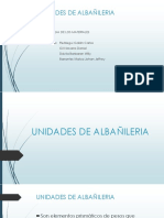 Unidades de Albañileria