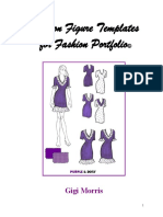 Fashion Figure Template Copyrights Gigi Morris