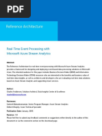 Real Time Event Processing With Microsoft Azure Stream Analytics