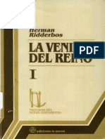 Ridderbos, Herman - La venida del reino (Vol. 1).pdf