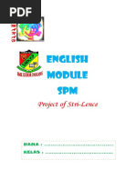 English SPM: Project of Stri-Lence