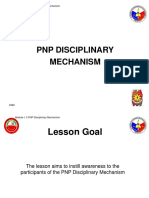 PNP Disciplinary Mechanism