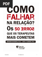 Os 50 Erros Que Os Terapeutas Mais Cometem