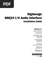 Digidesign 888 - 24 - IO - Guide