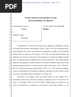 USA V Arpaio # 234 ORDER Requiring USA To Respond Re Vacatur