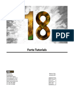 ANSYS Forte Tutorials R180