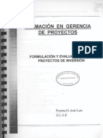 Jose Luis Pereira - Formulacion & Evaluacion de Proyectos de Inversion