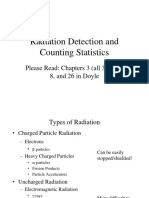 Radiation Detection and Counting Statistics