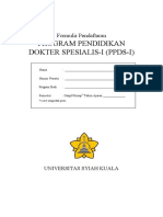 Formulir Pendaftaran PPDS FKU