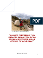 Cambio Climatico y Mujer Campesina PDF