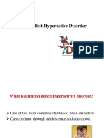 Acute Deficit Hyperactive Disorder
