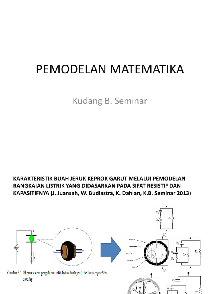 Contoh Kasus Pemodelan Matematika | PDF