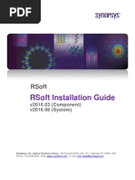 Rsoft Installation Guide