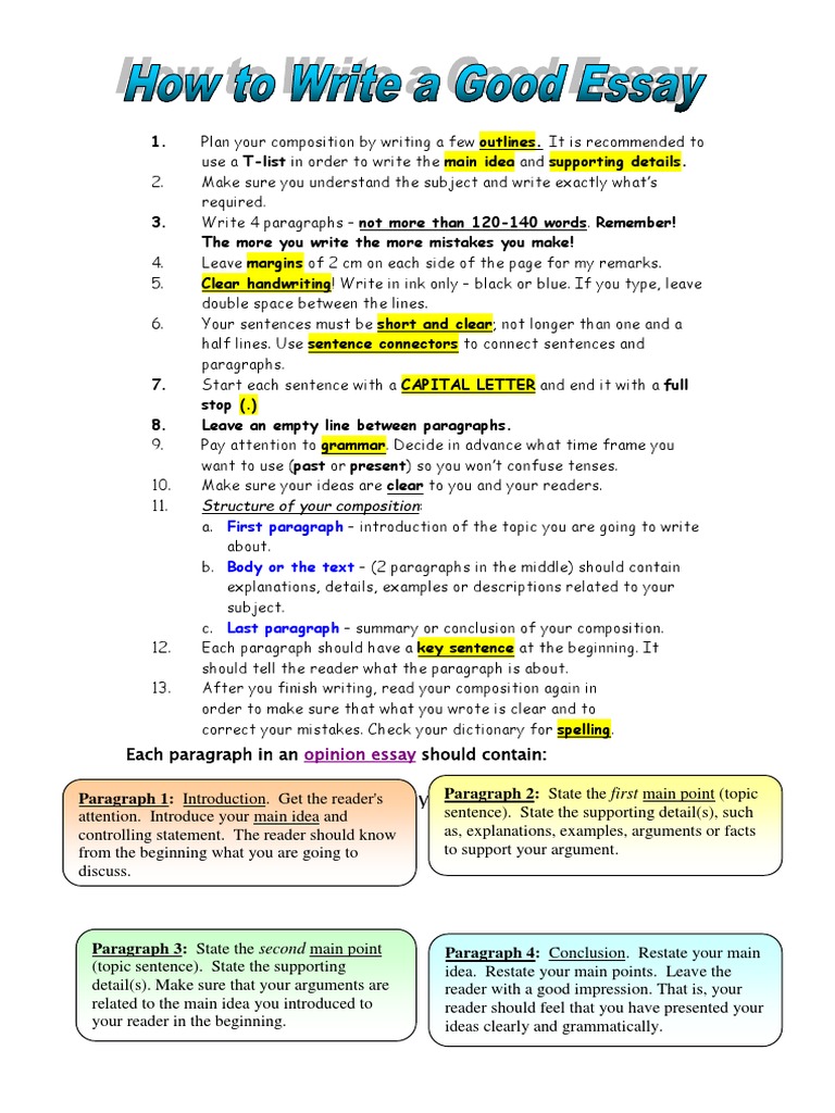 Essay template doc image