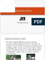 Location Notes