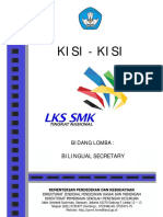 KISI-KISI Bilingual Secretary 2017
