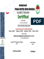 Workshop Manajemen Serumen Proof FKTP