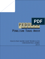 Pedoman Penulisan TA Feb 2016