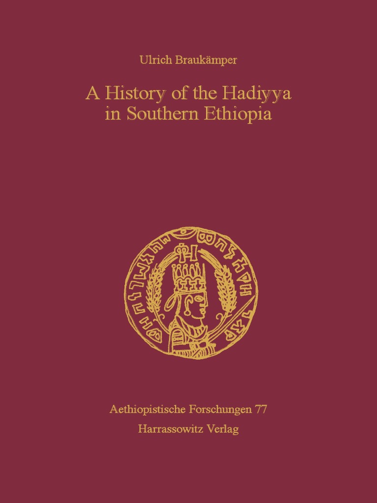 Braukaemper a History of the Hadiyya in So 9783447192644 - 