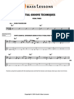 5.essential Groove Techniques 5 - Full Score PDF