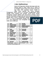 Sandi Morse Dan Aplikasinya SANDI SANDI PRAMUKA