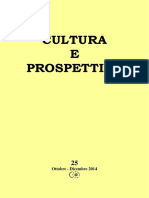 Cultura E Prospettive: Ottobre - Dicembre 2014