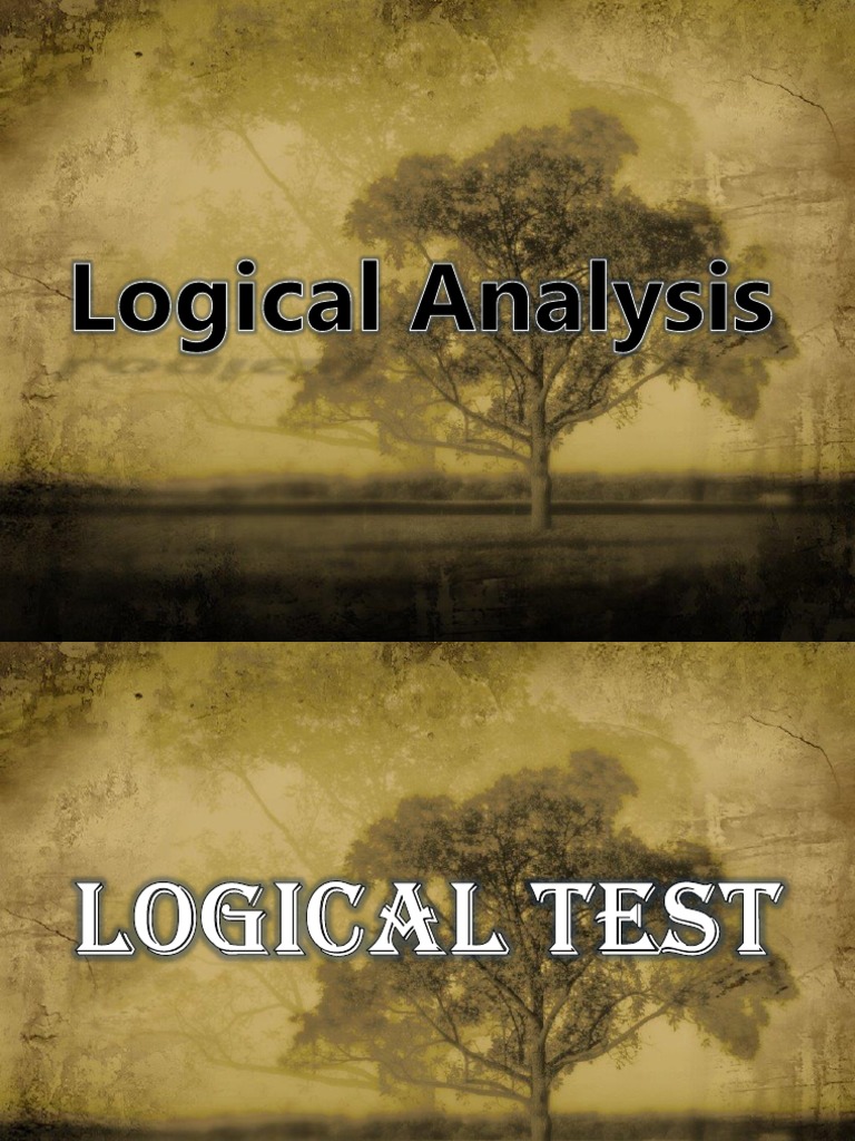 Logical Analysis PDF Logic Contemporary Philosophy