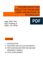 Troubleshooting Reproductive Problems Using Knowledge in Physiology