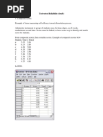 Test Retest Reliability