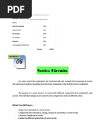 Series Circuits