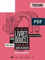 Découvrez le programme du Festival du livre du Grand Besançon