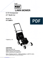 Lawnmower Craftsman 917388910 Owners Manual