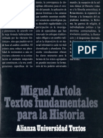 Artola Miguel - Textos Funadamentales Para La Historia