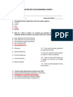 Dolor Abdominal Cronico (Pretest)