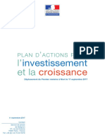 Dossier de Presse - Plan Dactions Pour Linvestissement Et La Croissance - 11.09.2017 PDF