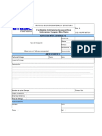 Protocolo Recepción de Materiales y Estructuras REV.a.