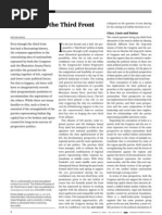 Left and the Third Front Politics EPW Article PDF