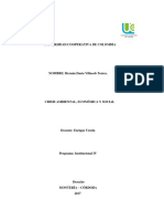 Crisis ambiental, económica y social