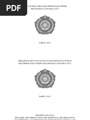 Catatan Keluarga Kelompok Dasa Wisma