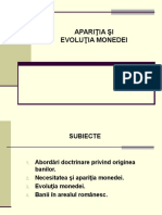 Aparitia Si Evolutia Monedei - Unfinished