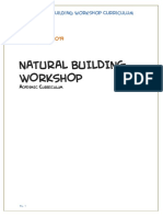 Natural Building Workshop Curriculum
