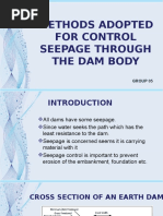 Dam Lecture 14 - Design Criteria Earth Dams | PDF | Dam | Soil Mechanics