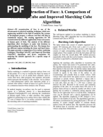 3D Reconstruction of Face: A Comparison of Marching Cube and Improved Marching Cube Algorithm