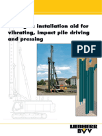 Jetting As Installation Aid For Vibrating, Impact Pile Driving and Pressing