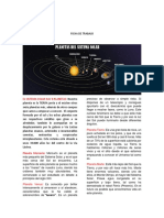 Ficha de Trabajo Sistema Solar