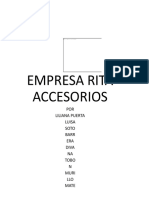 Empresa Rita Accesorios