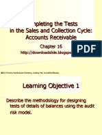 Completing The Tests in The Sales and Collection Cycle: Accounts Receivable